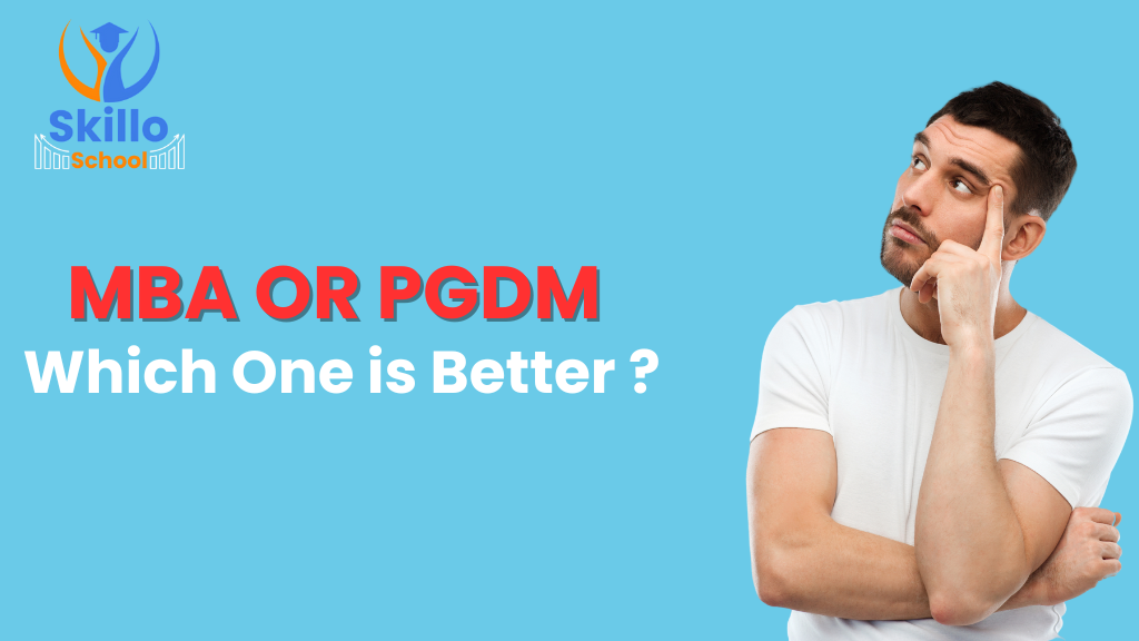 which is better MBA or PGDM