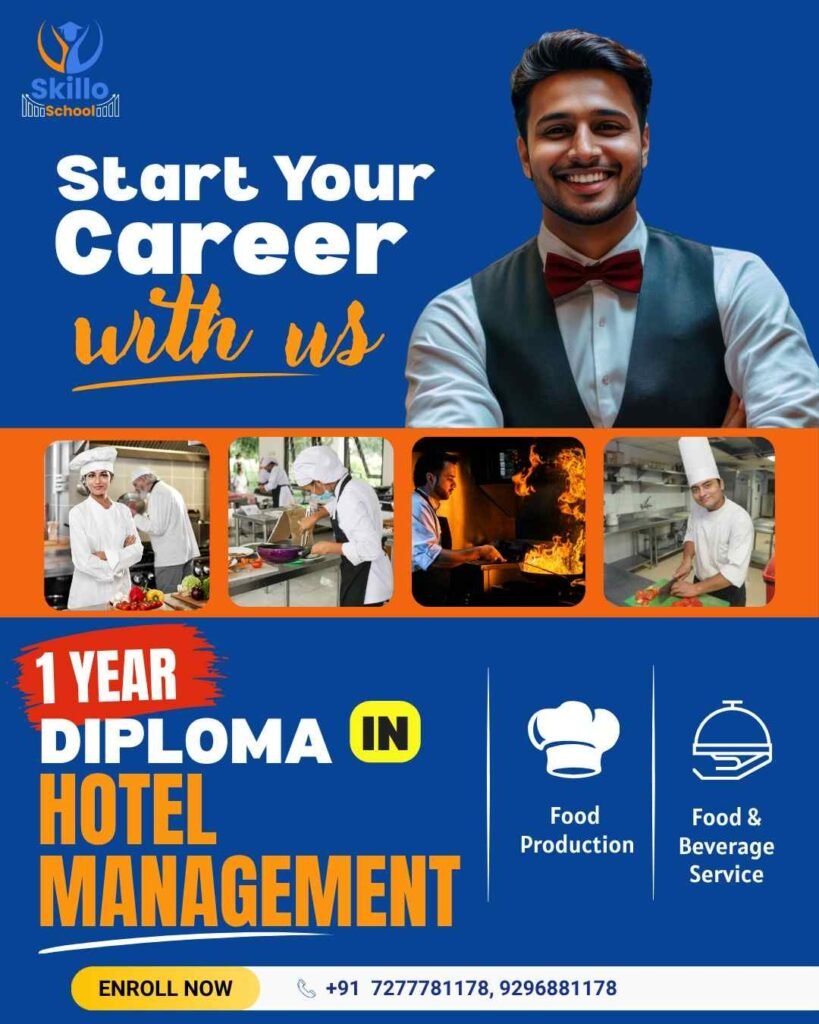 1 year Diploma in Hotel Management