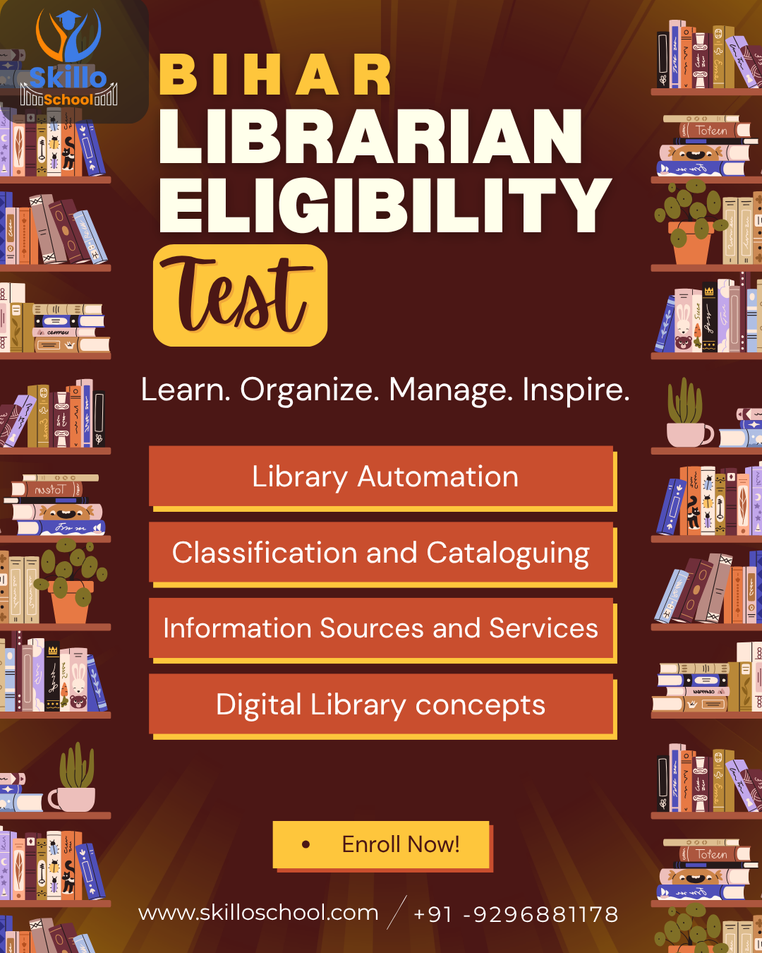 Bihar Librarian Eligibility Test